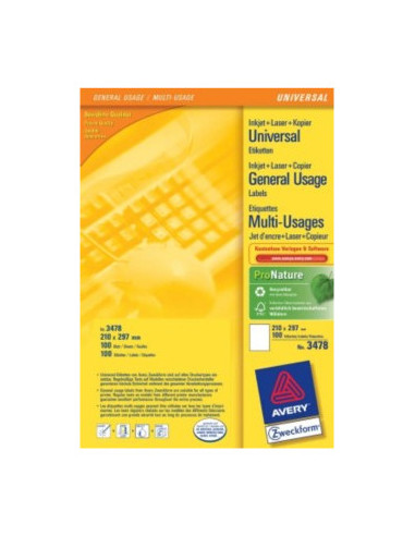 Avery Multi-Function Labels Blanco