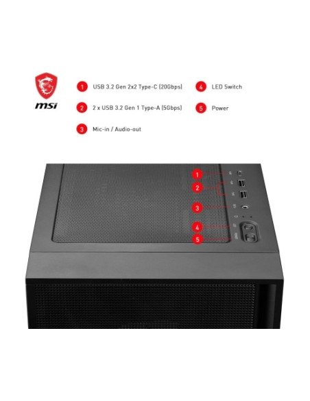 Zone Evil Core G AMD Ryzen 7 8700F 32 1Tb RTX 5070 12Gb Negro