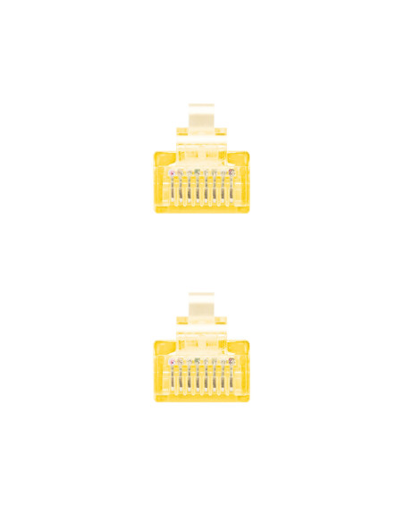 Nanocable 10.20.0402-Y cable de red Amarillo 2 m Cat6e U UTP (UTP)