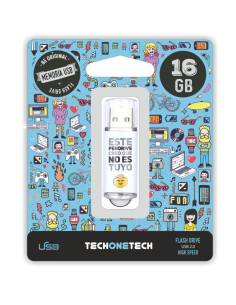 TECH ONE TECH TEC4007-16 unidad flash USB 16 GB USB tipo A 2.0 Multicolor