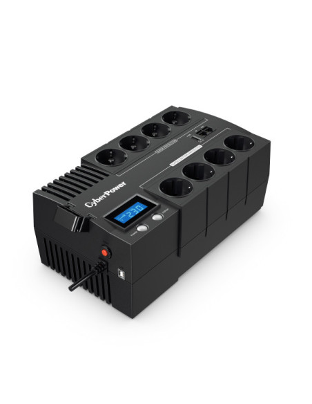 CyberPower BR1000ELCD sistema de alimentación ininterrumpida (UPS) Línea interactiva 1 kVA 600 W 8 salidas AC