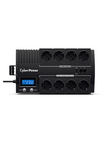 CyberPower BR1000ELCD sistema de alimentación ininterrumpida (UPS) Línea interactiva 1 kVA 600 W 8 salidas AC