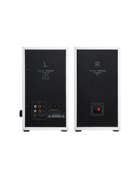 Fonestar CLASS-220B altavoz De 2 vías Negro, Blanco Alámbrico 20 W
