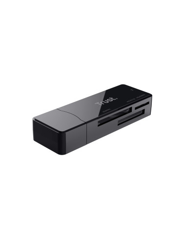 Trust NANGA lector de tarjeta USB 3.2 Gen 1 (3.1 Gen 1) Type-A Negro