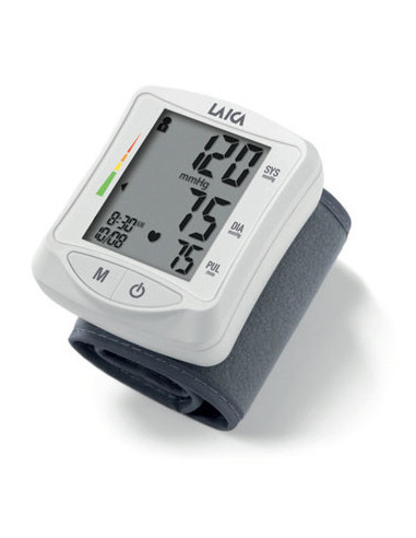 Laica BM1006 monitor de ritmo cardiaco Muñeca Gris, Blanco