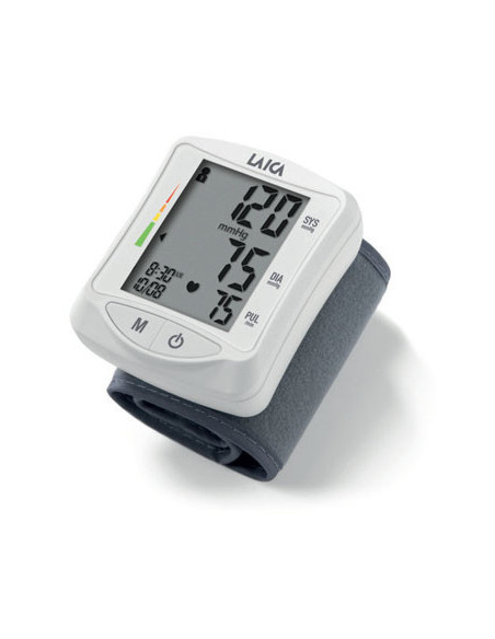Laica BM1006 monitor de ritmo cardiaco Muñeca Gris, Blanco