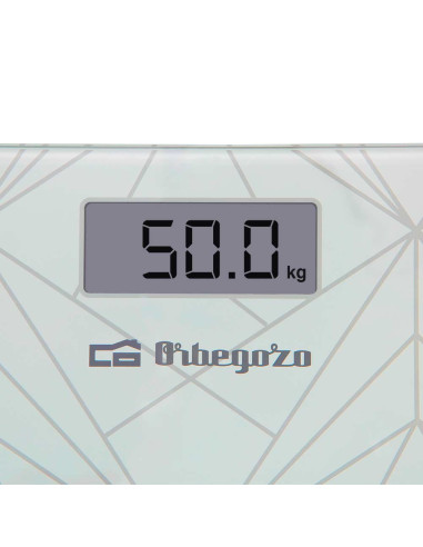 Orbegozo PB 2218 Plaza Blanco Báscula personal electrónica