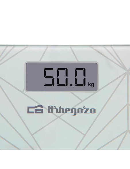 Orbegozo PB 2218 Plaza Blanco Báscula personal electrónica
