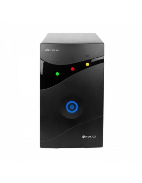 Woxter UPS 1200 VA sistema de alimentación ininterrumpida (UPS) Línea interactiva 1,2 kVA 720 W 3 salidas AC
