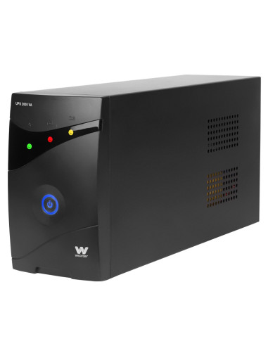 Woxter UPS 2000 VA sistema de alimentación ininterrumpida (UPS) Línea interactiva 2 kVA 1200 W 2 salidas AC