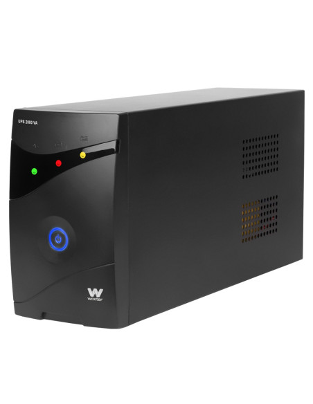 Woxter UPS 2000 VA sistema de alimentación ininterrumpida (UPS) Línea interactiva 2 kVA 1200 W 2 salidas AC