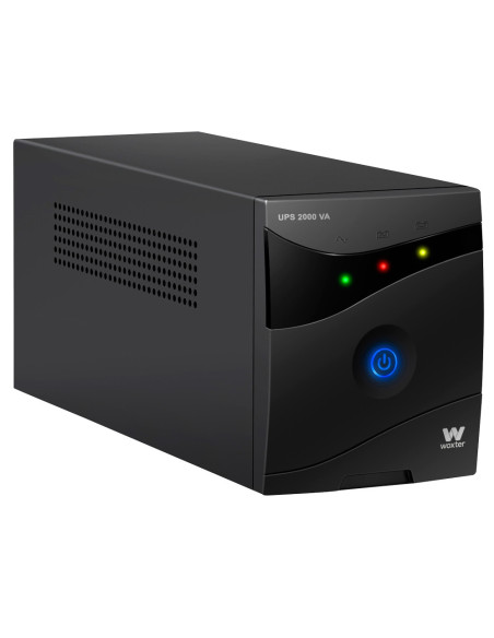 Woxter UPS 2000 VA sistema de alimentación ininterrumpida (UPS) Línea interactiva 2 kVA 1200 W 2 salidas AC