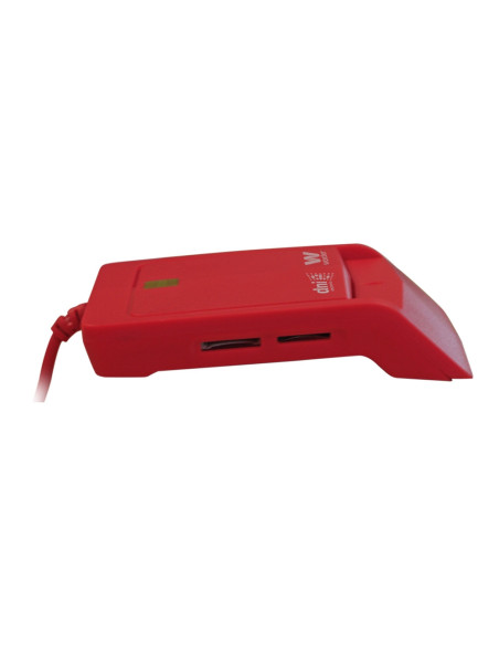 Woxter PE26-148 lector de tarjeta inteligente Interior USB USB 2.0 Rojo
