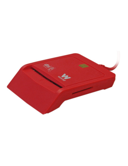 Woxter PE26-148 lector de tarjeta inteligente Interior USB USB 2.0 Rojo