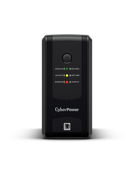 CyberPower UT850EG sistema de alimentación ininterrumpida (UPS) Línea interactiva 0,85 kVA 425 W 4 salidas AC