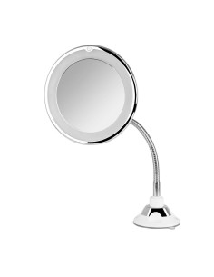 Orbegozo ESP 1020 espejo para maquillaje Ventosa Alrededor Plata, Blanco