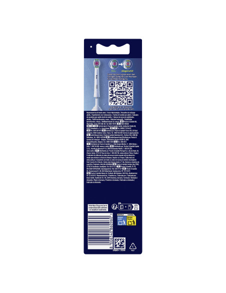 Oral-B 3D White 860960 4 pieza(s) Blanco