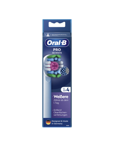 Oral-B 3D White 860960 4 pieza(s) Blanco