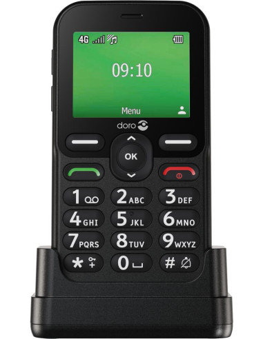 Doro Leva E10 6,1 cm (2.4") 118,9 g Negro Teléfono para personas mayores