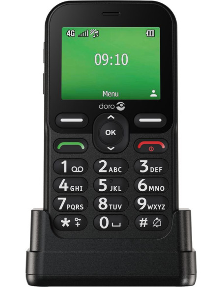 Doro Leva E10 6,1 cm (2.4") 118,9 g Negro Teléfono para personas mayores