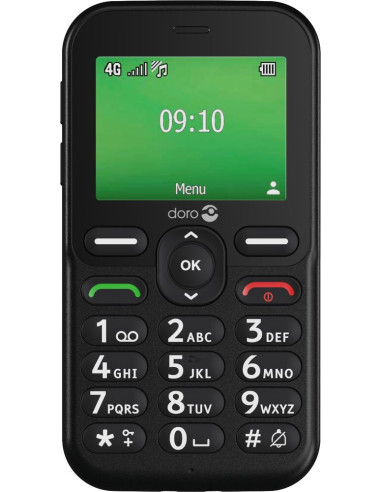 Doro Leva E10 6,1 cm (2.4") 118,9 g Negro Teléfono para personas mayores
