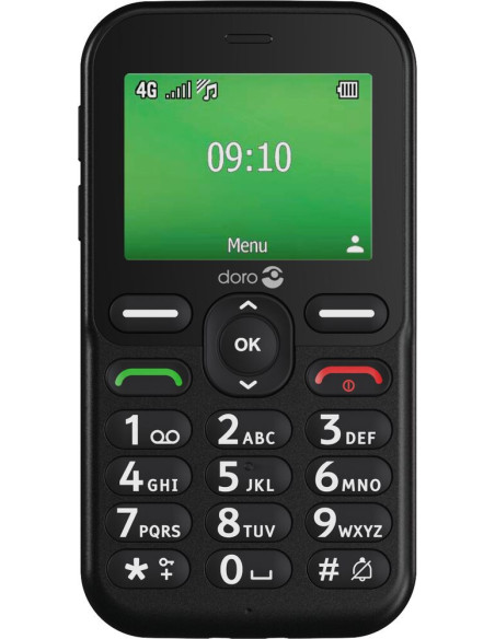 Doro Leva E10 6,1 cm (2.4") 118,9 g Negro Teléfono para personas mayores