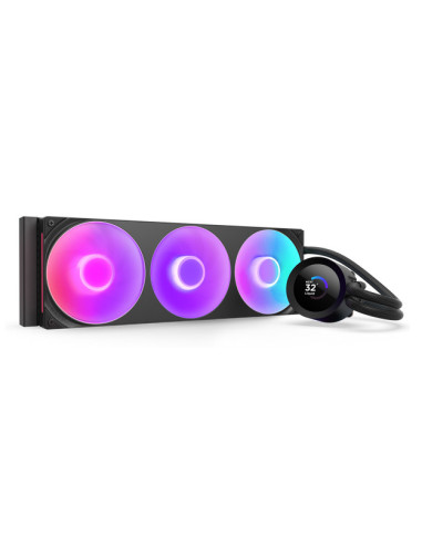 NZXT Kraken Plus 360 RGB Procesador Sistema de refrigeración líquida todo en uno Negro 1 pieza(s)