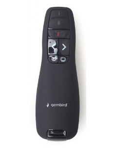 Gembird WP-L-12 apuntador inalámbricos RF Negro 2