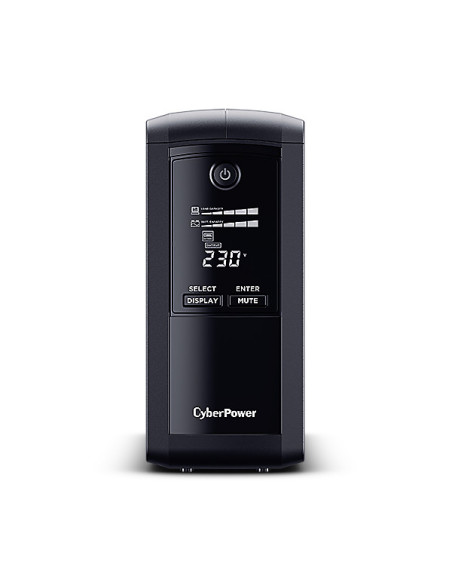 CyberPower VP1000ELCD sistema de alimentación ininterrumpida (UPS) Línea interactiva 1 kVA 550 W 4 salidas AC