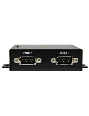 StarTech.com Servidor de Dispositivos Serie a IP de 2 Puertos RS232 - De Metal