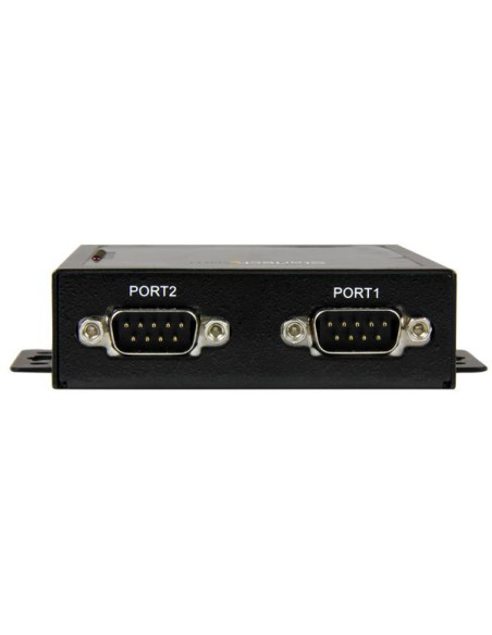StarTech.com Servidor de Dispositivos Serie a IP de 2 Puertos RS232 - De Metal