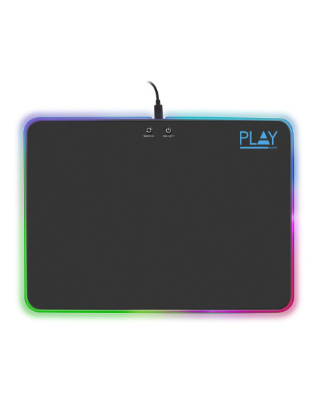 Ewent PL3341 alfombrilla para ratón Alfombrilla de ratón para juegos Negro
