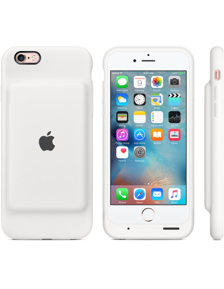 Apple Smart Battery Case funda para teléfono móvil 14 cm (5.5") Blanco
