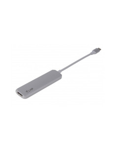 LMP USB-C Combo Adaptador gráfico USB Plata