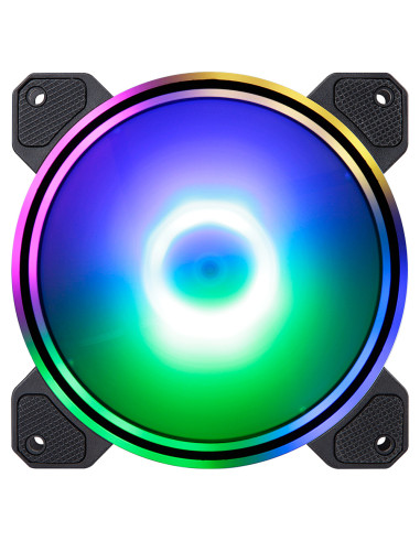 Hiditec N9-ARGB Carcasa del ordenador Ventilador 12 cm Negro