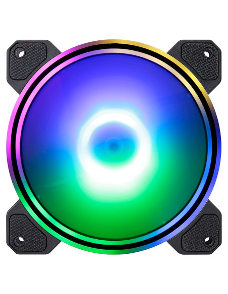 Hiditec N9-ARGB Carcasa del ordenador Ventilador 12 cm Negro