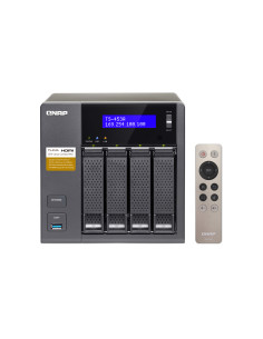 QNAP TS-453A NAS Torre Intel® Celeron® N3150 4 GB DDR3L 0 TB QNAP Turbo System Negro