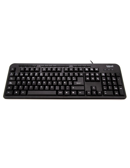 iggual CK-BASIC-120T teclado Universal USB QWERTY Español Negro