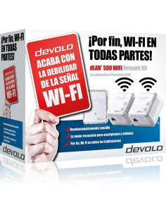 Devolo dLAN 500 WiFi, Network Kit 500 Mbit s Ethernet Blanco 3 pieza(s) 2