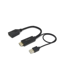 Equip 119039 adaptador de cable de vídeo 0,15 m HDMI tipo A (Estándar) DisplayPort Negro