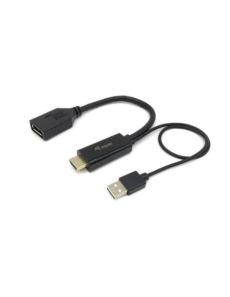 Equip 119039 adaptador de cable de vídeo 0,15 m HDMI tipo A (Estándar) DisplayPort Negro