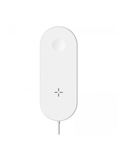 Devia 6938595315985 cargador de dispositivo móvil Smartphone, Reloj inteligente Blanco CC Cargador inalámbrico Carga rápida 2