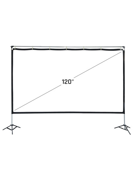 iggual Pantalla exterior portable 120" 265x149 cm