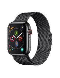 Devia 325083BK MILANESE LOOP 44MM SBLK Grupo de rock Negro Acero inoxidable