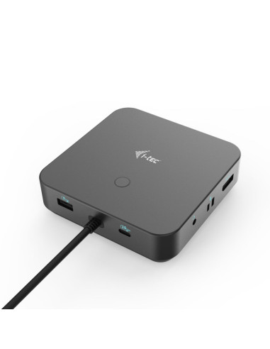 i-tec USB-C HDMI Dual DP Docking Station with Power Delivery 100 W + Universal Charger 100 W