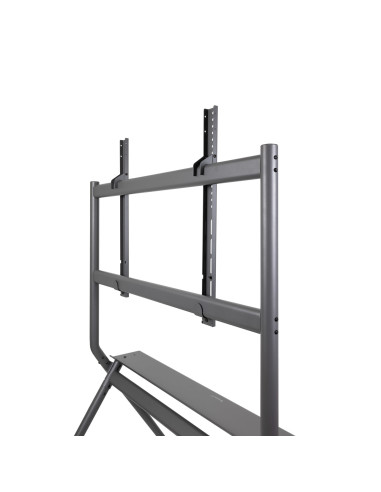 TooQ iSTAND Soporte de Suelo con Ruedas para Pantallas 50"- 86", Gris