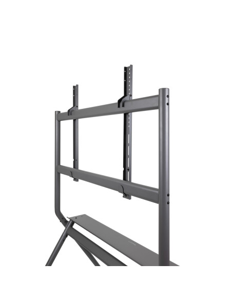 TooQ iSTAND Soporte de Suelo con Ruedas para Pantallas 50"- 86", Gris