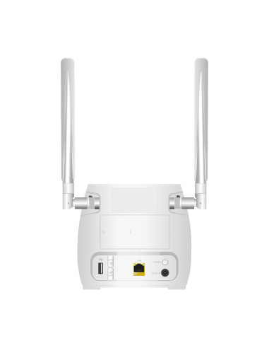 Strong 300M router inalámbrico Ethernet rápido Banda única (2,4 GHz) 4G Blanco