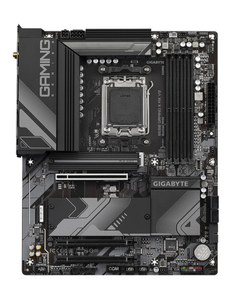 GIGABYTE B650 GAMING X AX V2 Placa base - AMD Ryzen serie 9000, VRM de 8+2+2 fases, hasta 8000 MHz DDR5 (OC), 1xPCIe 5.0 +