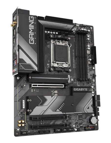 GIGABYTE B650 GAMING X AX V2 Placa base - AMD Ryzen serie 9000, VRM de 8+2+2 fases, hasta 8000 MHz DDR5 (OC), 1xPCIe 5.0 +